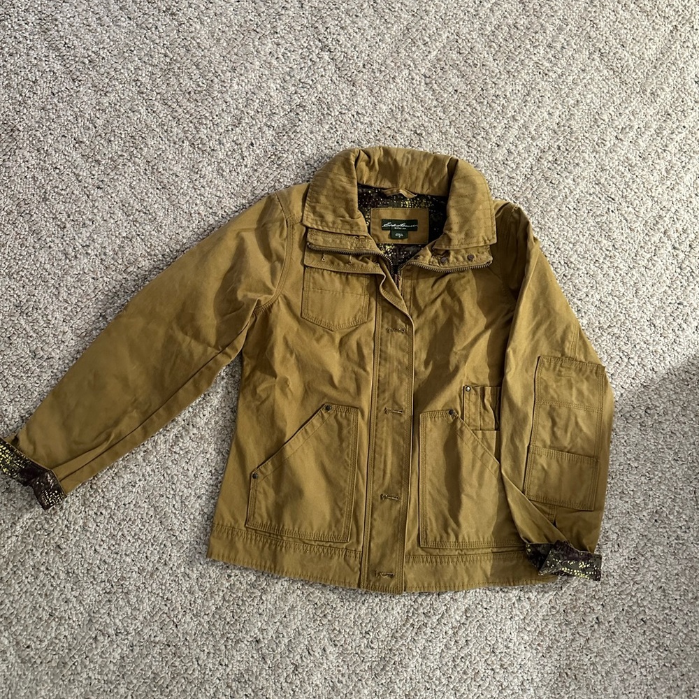 Eddie Bauer Waxed Canvas Jacket - Size M